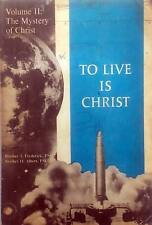 Live christ volume for sale  Cedar Grove