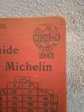 Guide michelin 1922 d'occasion  Paris XIX