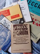 Eight pieces decca for sale  ST. HELENS