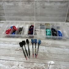 Large Lot  Darts Lot Halex Bullshooters Brass Flights Shafts Cases Harrows Darts, used for sale  Shipping to South Africa