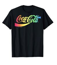 Usado, Camiseta Coca Cola Retrô Feminina Pequena Logotipo Gradiente Gráfico Nova comprar usado  Enviando para Brazil