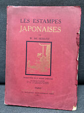 Livre estampes japonaises d'occasion  Poitiers