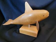 Myrtlewood carved whale for sale  Eugene