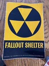 original fallout shelter sign for sale  Lakewood