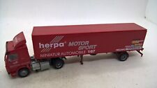 Herpa Scania 142 M Koffer-Sattelzug Renntransporter rot DTT Motorsport (36) comprar usado  Enviando para Brazil