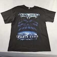 Camiseta Testament The New Order 1988 Vintage Reprodução Alstyle Masculina GG, usado comprar usado  Enviando para Brazil