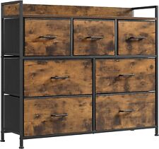 Used, SONGMICS Chest of Drawers, Bedroom Cabinet, 7 Fabric Drawers with Handles for sale  Shipping to South Africa