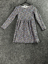 Vestido floral H&M para niñas niños talla 6-8 años línea A manga larga algodón cuello redondo segunda mano  Embacar hacia Argentina