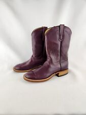 Botas Anderson Company Bean Roper Púrpura Ciruela Vaquero EE. UU. Mujeres Talla 9 Hombres 7.5 N C segunda mano  Embacar hacia Argentina