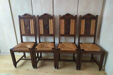 Antique oak rush for sale  LONDON