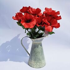 Red poppy artificial for sale  Shipping to Ireland