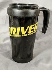 Caneca de viagem preta Driver San Francisco videogame PROMO copo bebida - parte superior faltando, usado comprar usado  Enviando para Brazil