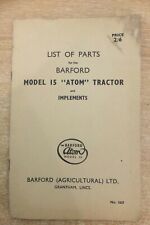 Barford atom tractor for sale  BRIDPORT