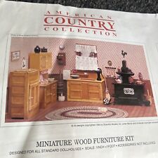 Kit de móveis para casa de bonecas Realife Miniatures Heritage Series #194 cozinha country comprar usado  Enviando para Brazil