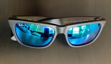 Óculos de sol Ray-Ban RB 4165 Justin 622/55 54 16 145 3N preto borracha azul espelhado comprar usado  Enviando para Brazil