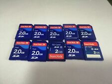 10PCS   SANDISK SD  2GB   CARD memory card for sale  Shipping to South Africa