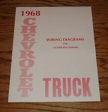 1968 Chevrolet Truck Wiring Diagrams Manual for Complete Chassis 68 Chevy Pickup for sale  Shipping to United Kingdom