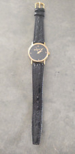 Relógio de pulso publicitário Sony, tom dourado, pulseira de couro genuíno comprar usado  Enviando para Brazil