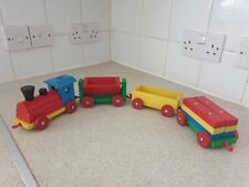 Wooden train set for sale  Shipping to Ireland