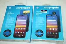 Lote de 2 celulares AT&T Radiant Max AT&T bloqueados azul cobalto 32 GB comprar usado  Enviando para Brazil