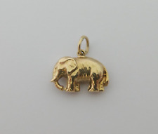 gold elephant charm for sale  EXETER