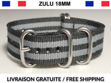 ★ 18MM ZULU ★ Nylon Watch Strap Military Fashion 007 Strap Watch Strap Watch Band Band Bracelet for sale  Shipping to South Africa