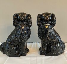 Staffordshire dogs black for sale  Charlestown