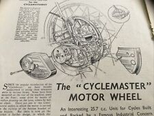 Cyclemaster motorcycle article for sale  Shipping to Ireland