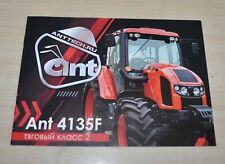 Ant 4135F Ciągnik Zetor Silnik Rosyjski Kovrow Plant Brochure Broszura Broszura na sprzedaż  PL