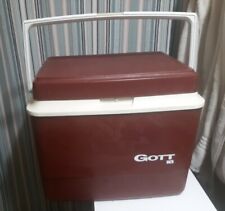 💥Vintage💥 Cooler GOTT Modelo 1916 Baú de Gelo 17"x12"x13.5" *RARO* Borgonha 16 qt comprar usado  Enviando para Brazil