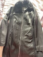 Black faux leather for sale  BLACKPOOL