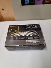 a/d/s ADS Power Plate 40 Amplifier Old School Car Amp P40 - UnTested for sale  Shipping to South Africa