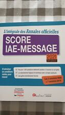 Score iae message d'occasion  Prévessin-Moëns