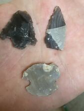 Flint arrowheads neolithic usato  Spedire a Italy