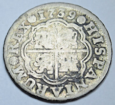 1739 spanish silver for sale  Escondido