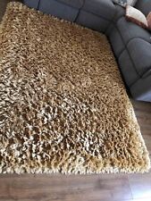 Fluffy ochre carpet for sale  BRISTOL