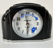 Reloj despertador Crosley 1920 estilo Art Deco luz de fondo negro segunda mano  Embacar hacia Argentina