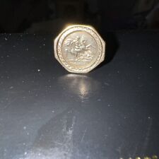 9ct gold st george ring for sale  CLACTON-ON-SEA