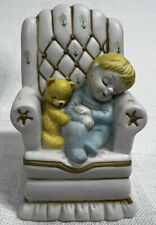 Baby Boy In A Chair Vintage Nursery Designed In Itlay Hand Made Vintage for sale  Shipping to South Africa