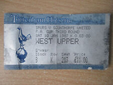 Tottenham scunthorpe 1987 for sale  UK