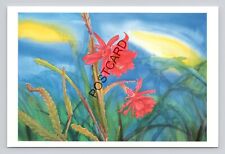 Postcard (Q5) Art Epiphyllum London Glory by Jill Ogilvy, used for sale  Shipping to South Africa