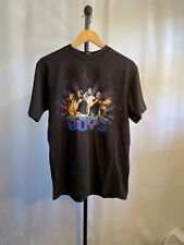 Camiseta Vintage Backstreet Boys 2001 Preta e Azul World Tour Média 19x27 comprar usado  Enviando para Brazil