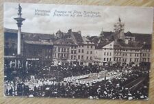 Widokówka / Warszawa / Warszawa / Procesja na Placu Zamkowym 1916, używany na sprzedaż  Wysyłka do Poland