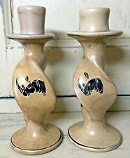 African candlestick holders for sale  Shipping to Ireland