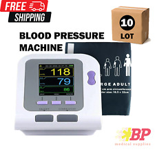 Lote de 10 máquinas de presión arterial esfigmomanómetro electrónico siempre listas EVR080A segunda mano  Embacar hacia Argentina