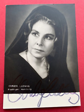 Christa ludwig cartolina usato  Spedire a Italy