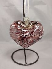 Blown glass heart for sale  BUDE