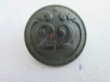 Ancien bouton 22ème régiment d'infanterie de ligne - 1er empire, occasion d'occasion  Prades
