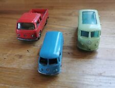 3 Volkswagens 2 Matchbox Caravette And Van No34 And Siku Crewcab for sale  Shipping to South Africa
