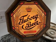 gold sign tuborg lighted beer for sale  Barnegat